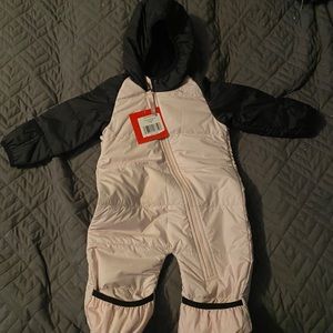North face 3-6 month snow suit